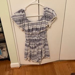 Charlotte Russe off the shoulder Romper